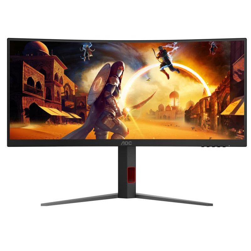 AOC G4 CU34G4 écran plat de PC 86,4 cm (34") 3440 x 1440 pixels Wide Quad HD LED Noir, Rouge · Moniteur · Informat Systems... (image 2)