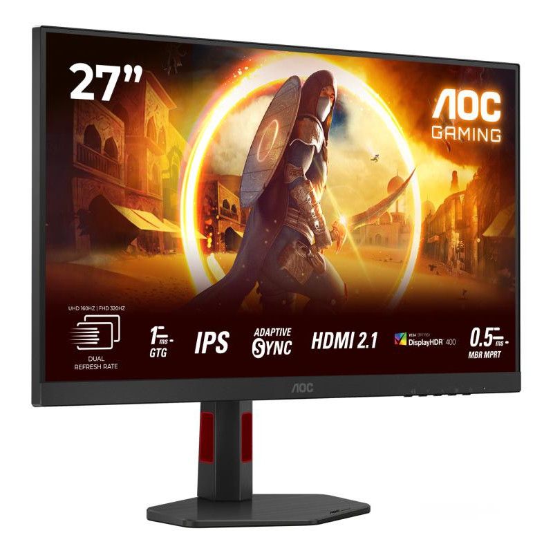 AOC G4 U27G4R écran plat de PC 68,6 cm (27") 3840 x 2160 pixels 4K Ultra HD LED Noir, Rouge · Moniteur · Informat Systems ... (image 2)