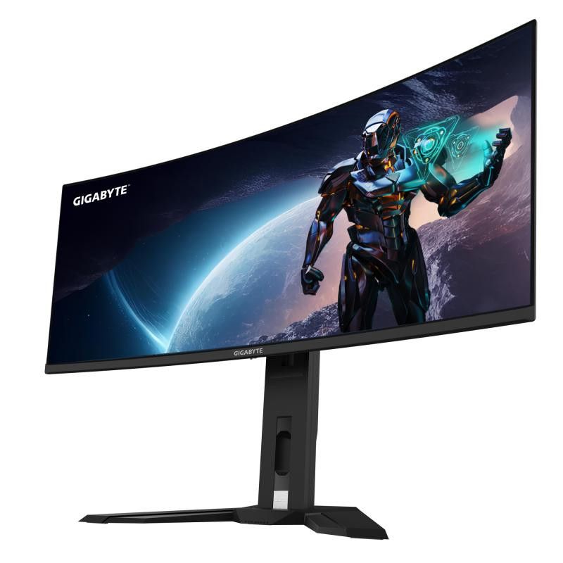GIGABYTE Moniteur de jeu courbé OLED WQHD MO34WQC2 de 34" - 3440 x 1440, 240Hz, 0.03ms, KVM, 250 cd/m², FreeSync Premium P... (image 3)