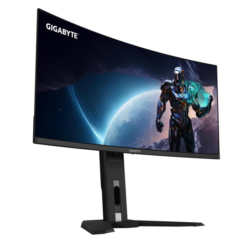 GIGABYTE Moniteur de jeu courbé OLED WQHD MO34WQC2 de 34" - 3440 x 1440, 240Hz, 0.03ms, KVM, 250 cd/m², FreeSync Premium P... (image 4)