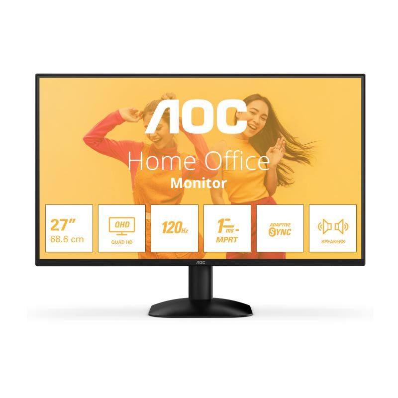 AOC B3 Q27B35S3 écran — Quad HD, 120 Hz, Noir · Moniteur · Informat Systems Strasbourg