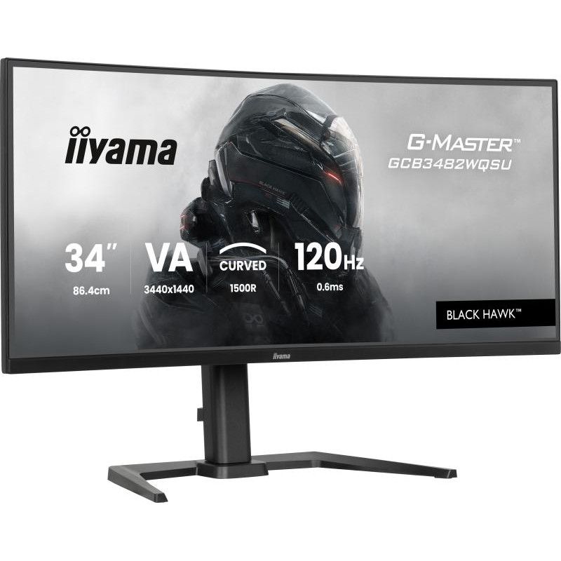 iiyama GCB3482WQSU-B1 écran plat de PC 86,4 cm (34") 3440 x 1440 pixels UltraWide Quad HD LED Noir · Moniteur · Informat S... (image 2)