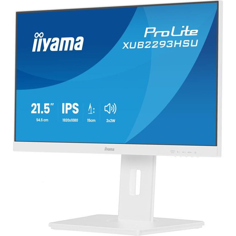 iiyama ProLite XUB2293HSU-W7 écran plat de PC 54,6 cm (21.5") 1920 x 1080 pixels Full HD LED Blanc · Moniteur · Informat S... (image 5)
