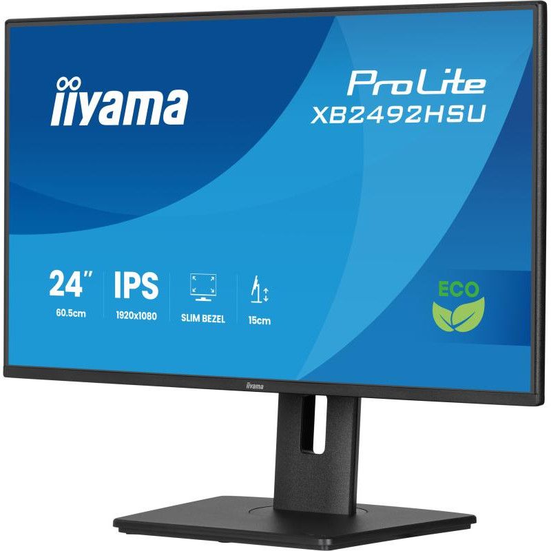 iiyama ProLite XB2492HSU-B1 écran plat de PC 60,5 cm (23.8") 1920 x 1080 pixels Full HD LED Noir · Moniteur · Informat Sys... (image 5)