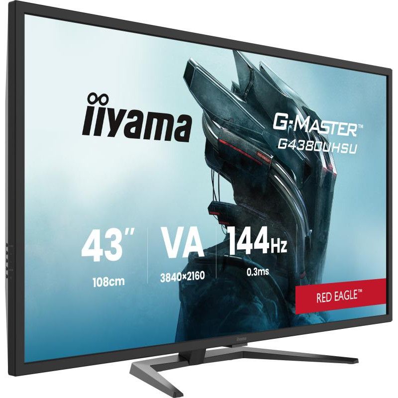 iiyama G-MASTER G4380UHSU-B2 écran plat de PC 108 cm (42.5") 3840 x 2160 pixels 4K Ultra HD LED Noir · Moniteur · Informat...