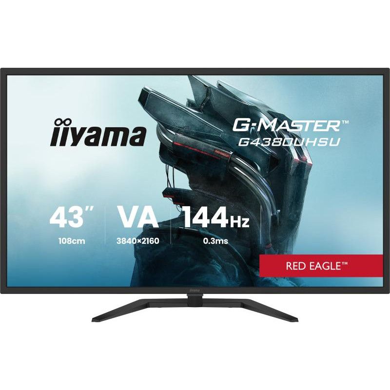 iiyama G-MASTER G4380UHSU-B2 écran plat de PC 108 cm (42.5") 3840 x 2160 pixels 4K Ultra HD LED Noir · Moniteur · Informat... (image 2)
