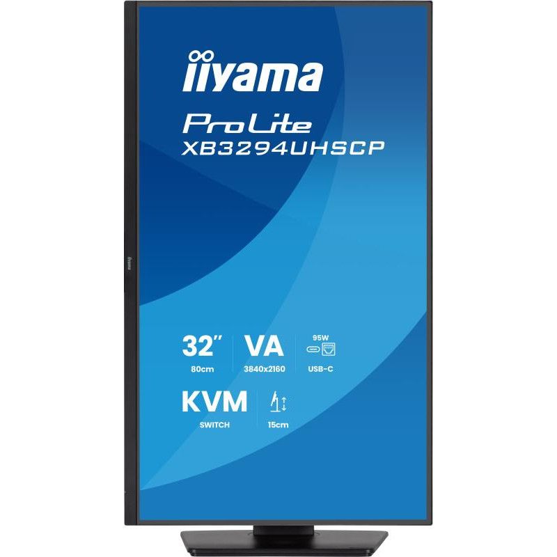 iiyama ProLite XB3294UHSCP-B1 écran plat de PC 80 cm (31.5") 3840 x 2160 pixels 4K Ultra HD Noir · Moniteur · Informat Sys... (image 3)