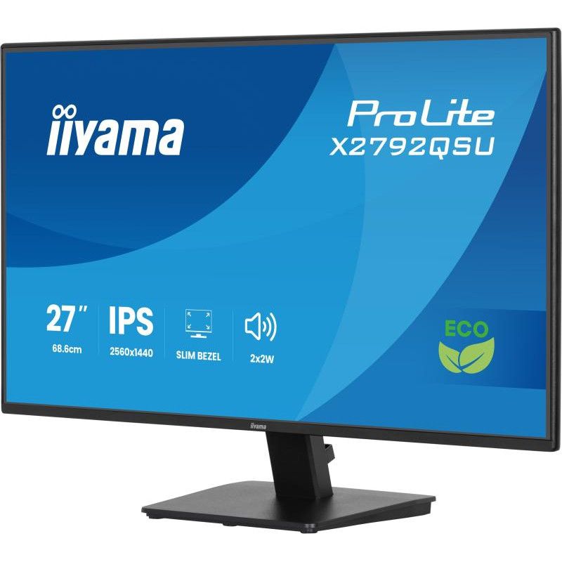 iiyama ProLite X2792QSU-B1 écran plat de PC 68,6 cm (27") 2560 x 1440 pixels Quad HD LED Noir · Moniteur · Informat System... (image 5)