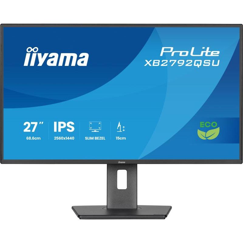 iiyama ProLite XB2792QSU-B1 écran plat de PC 68,6 cm (27") 2560 x 1440 pixels Quad HD LED Noir · Moniteur · Informat Syste... (image 3)