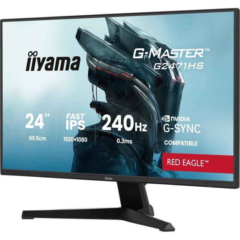 iiyama G-MASTER G2471HS-B1 écran plat de PC 60,5 cm (23.8") 1920 x 1080 pixels Full HD Noir · Moniteur · Informat Systems ... (image 2)