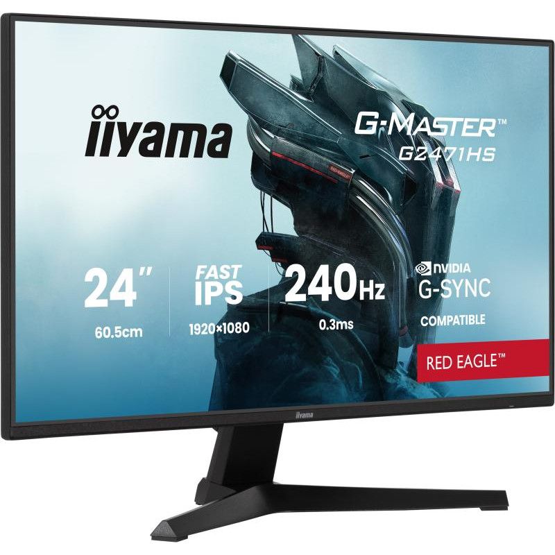 iiyama G-MASTER G2471HS-B1 écran plat de PC 60,5 cm (23.8") 1920 x 1080 pixels Full HD Noir · Moniteur · Informat Systems ... (image 3)