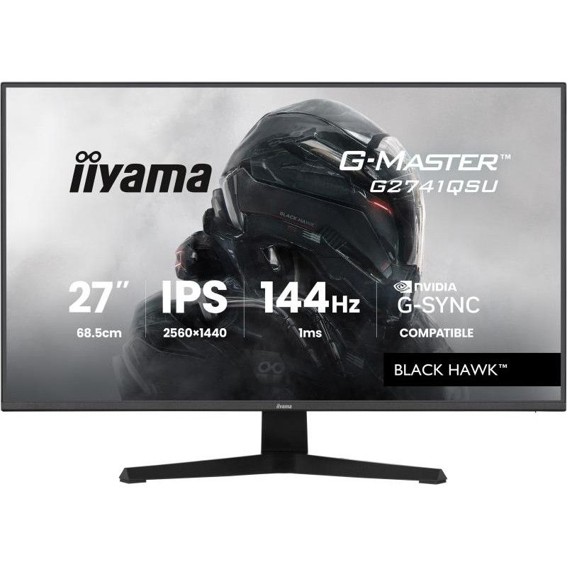 iiyama G-MASTER G2741QSU-B1 écran plat de PC 68,6 cm (27") 2560 x 1440 pixels 4K Ultra HD QLED Noir · Moniteur · Informat ...