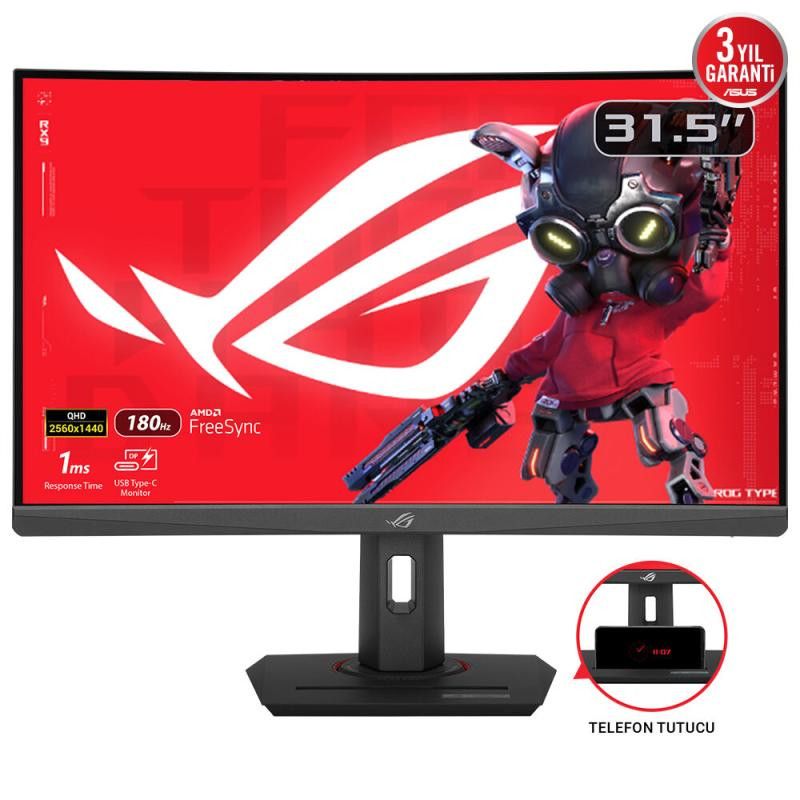 ASUS ROG Strix XG32WCS écran plat de PC 80 cm (31.5") 2560 x 1440 pixels Quad HD LED Noir · Moniteur · Informat Systems St...