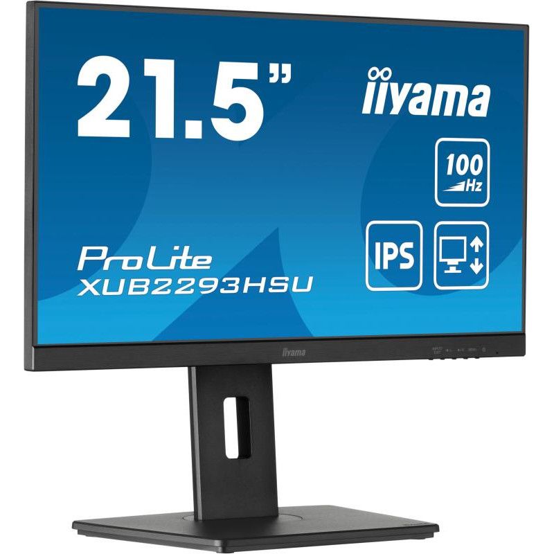 iiyama ProLite XUB2293HSU-B7 écran plat de PC 54,6 cm (21.5") 1920 x 1080 pixels Full HD LED Noir · Moniteur · Informat Sy...