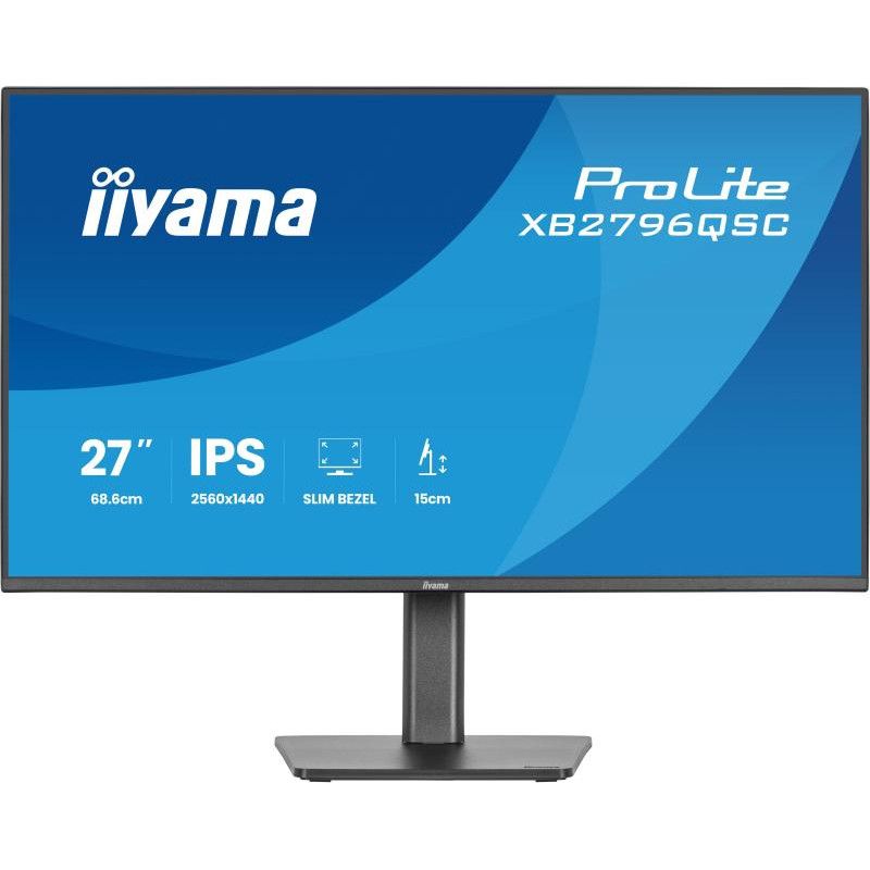 iiyama ProLite XB2796QSC-B1 écran plat de PC 68,6 cm (27") 2560 x 1440 pixels Quad HD LED Noir · Moniteur · Informat Syste... (image 2)
