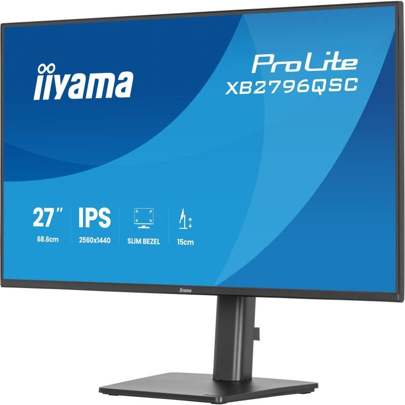 iiyama ProLite XB2796QSC-B1 écran plat de PC 68,6 cm (27") 2560 x 1440 pixels Quad HD LED Noir · Moniteur · Informat Syste... (image 4)