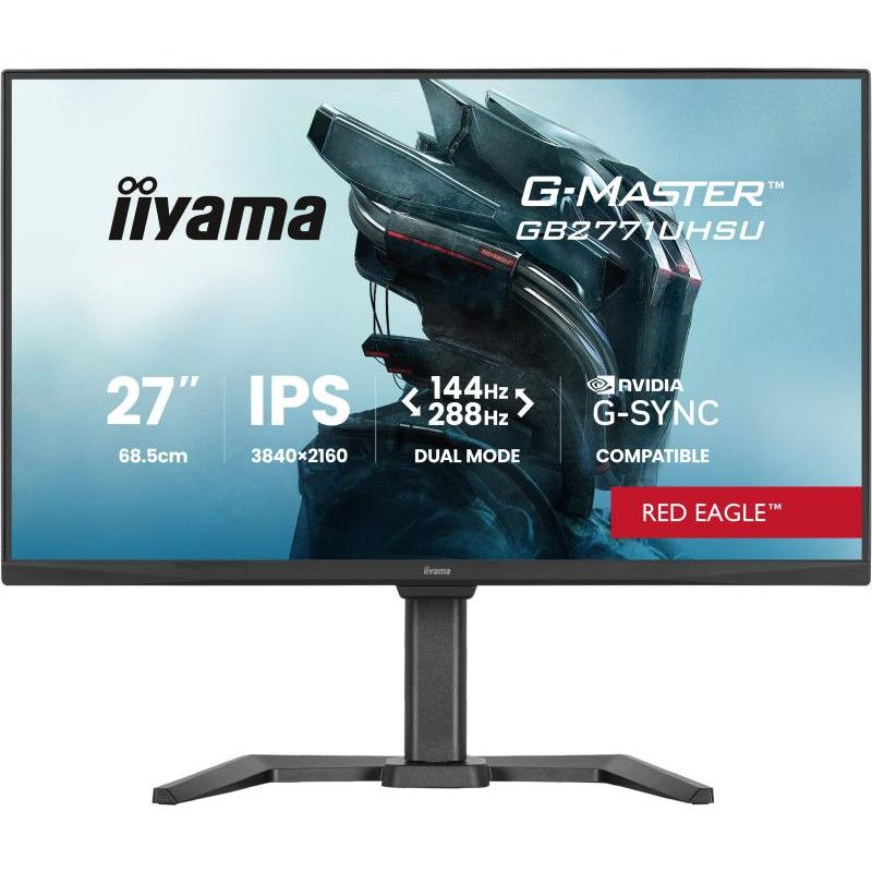 iiyama G-MASTER GB2771UHSU-B1 écran plat de PC 68,6 cm (27") 3840 x 2160 pixels 4K Ultra HD LED Noir · Moniteur · Informat...