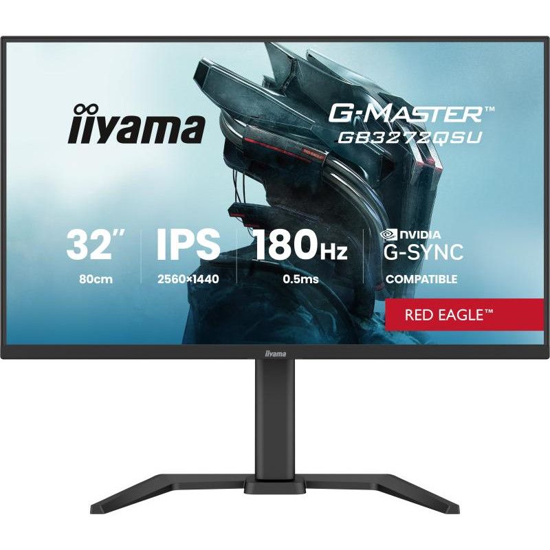 iiyama G-MASTER GB3272QSU-B1 écran plat de PC 80 cm (31.5") 2560 x 1440 pixels Quad HD LED Noir · Moniteur · Informat Syst... (image 2)