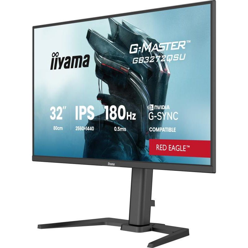 iiyama G-MASTER GB3272QSU-B1 écran plat de PC 80 cm (31.5") 2560 x 1440 pixels Quad HD LED Noir · Moniteur · Informat Syst... (image 3)