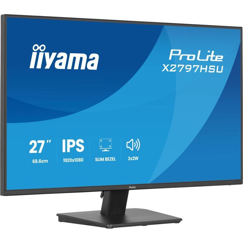 iiyama ProLite X2797HSU-B1 écran plat de PC 68,6 cm (27") 1920 x 1080 pixels Full HD LED Noir · Moniteur · Informat System... (image 2)