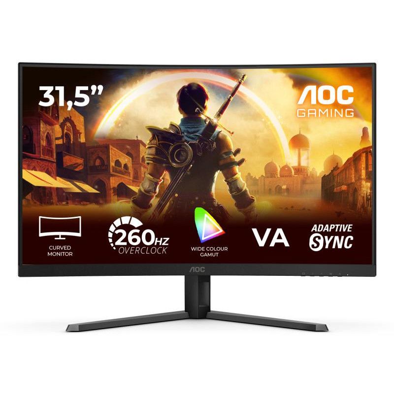 AOC G4 C32G42ZE écran plat de PC 80 cm (31.5") 1920 x 1080 pixels Full HD LED Noir, Rouge · Moniteur · Informat Systems St...
