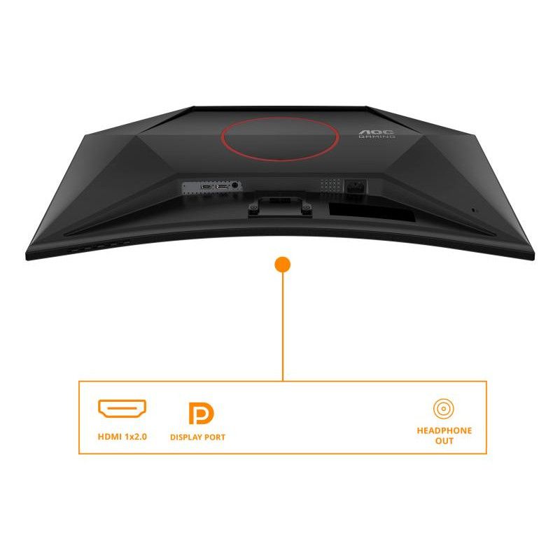 AOC G4 C32G42ZE écran plat de PC 80 cm (31.5") 1920 x 1080 pixels Full HD LED Noir, Rouge · Moniteur · Informat Systems St... (image 2)