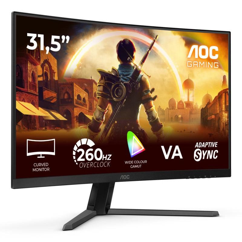 AOC G4 C32G42ZE écran plat de PC 80 cm (31.5") 1920 x 1080 pixels Full HD LED Noir, Rouge · Moniteur · Informat Systems St... (image 3)