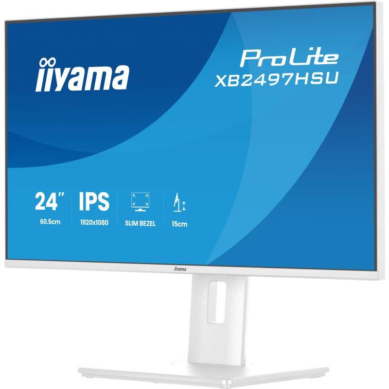 iiyama ProLite XB2497HSU-W1 écran plat de PC 60,5 cm (23.8") 1920 x 1080 pixels Full HD LED Blanc · Moniteur · Informat Sy... (image 4)