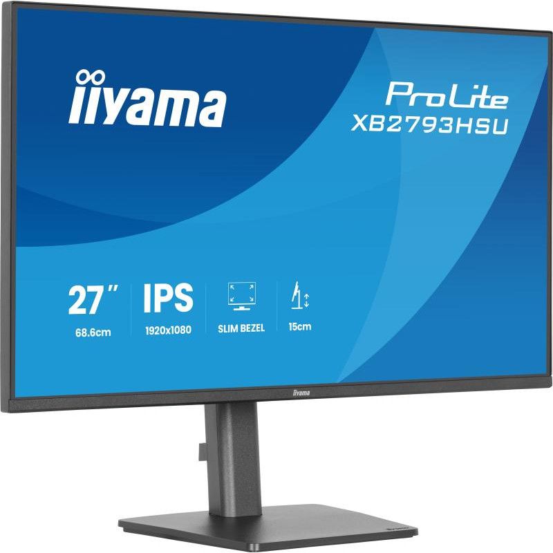 iiyama ProLite XB2793HSU-B1 écran plat de PC 68,6 cm (27") 1920 x 1080 pixels Full HD LED Noir · Moniteur · Informat Syste... (image 3)