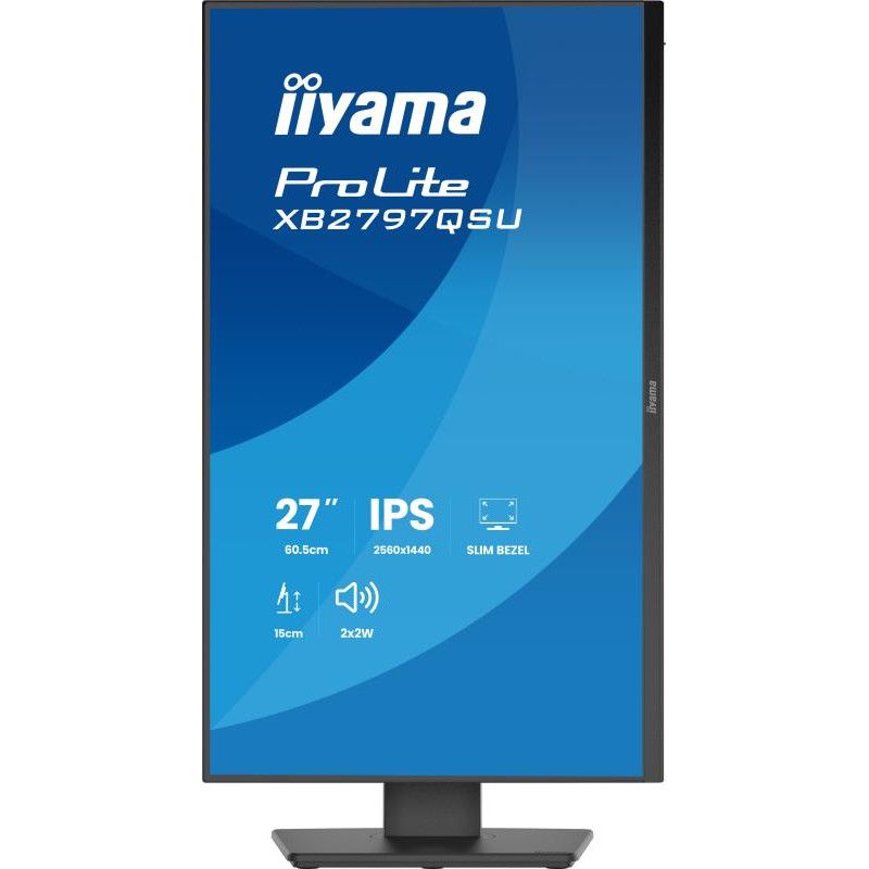 iiyama ProLite XB2797QSU-B1 écran plat de PC 68,6 cm (27") 2560 x 1440 pixels Quad HD LED Noir · Moniteur · Informat Syste... (image 2)