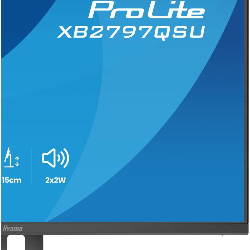 iiyama ProLite XB2797QSU-B1 écran plat de PC 68,6 cm (27") 2560 x 1440 pixels Quad HD LED Noir · Moniteur · Informat Syste... (image 15)