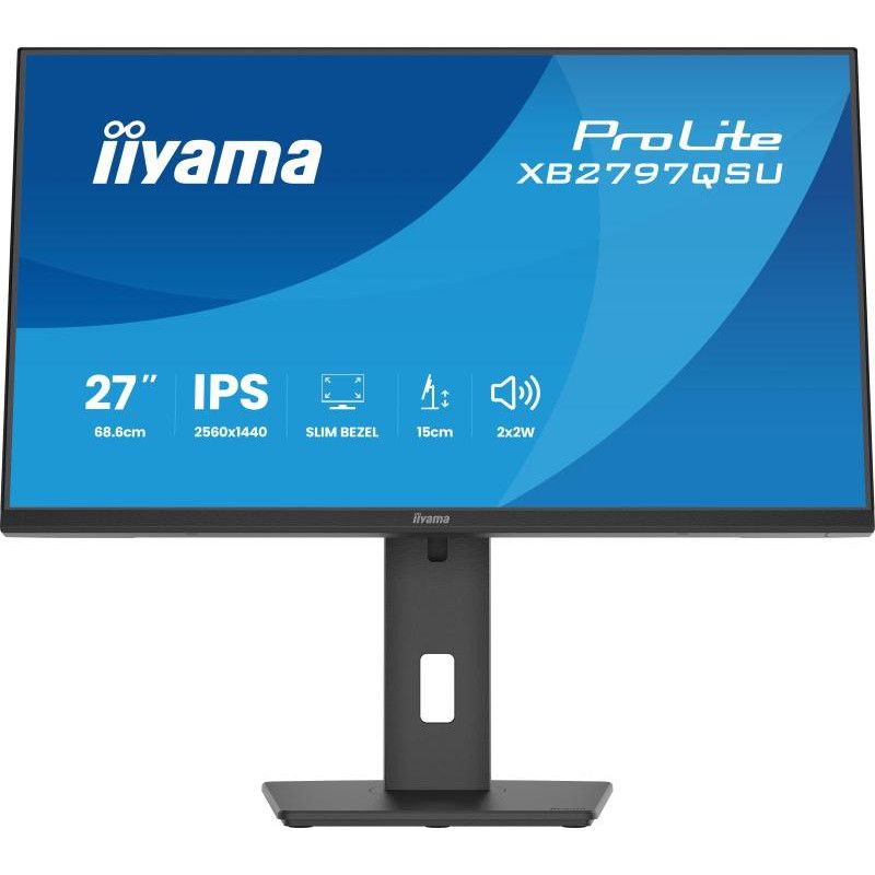 iiyama ProLite XB2797QSU-B1 écran plat de PC 68,6 cm (27") 2560 x 1440 pixels Quad HD LED Noir · Moniteur · Informat Syste... (image 3)