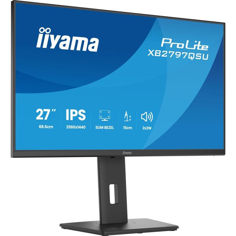 iiyama ProLite XB2797QSU-B1 écran plat de PC 68,6 cm (27") 2560 x 1440 pixels Quad HD LED Noir · Moniteur · Informat Syste... (image 5)