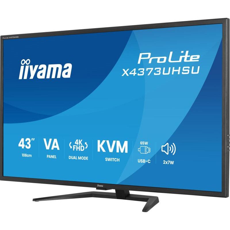 iiyama ProLite X4373UHSU-B2 écran plat de PC 108 cm (42.5") 3840 x 2160 pixels 4K Ultra HD LED Noir · Moniteur · Informat ... (image 4)