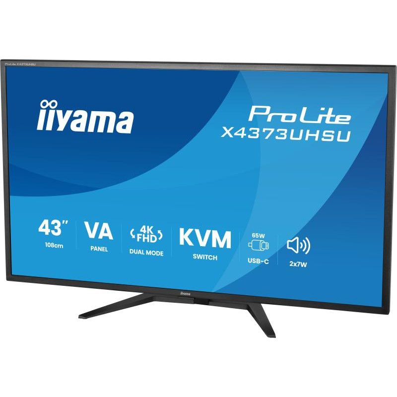 iiyama ProLite X4373UHSU-B2 écran plat de PC 108 cm (42.5") 3840 x 2160 pixels 4K Ultra HD LED Noir · Moniteur · Informat ... (image 5)