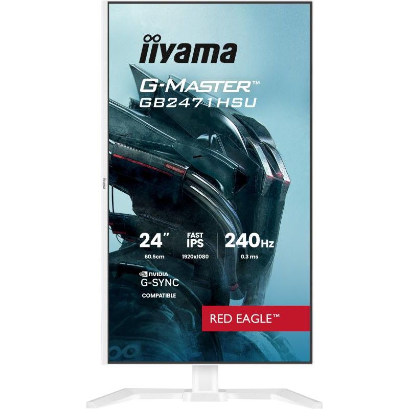 iiyama G-MASTER GB2471HSU-W1 écran plat de PC 60,5 cm (23.8") 1920 x 1080 pixels Full HD LED Blanc · Moniteur · Informat S... (image 2)