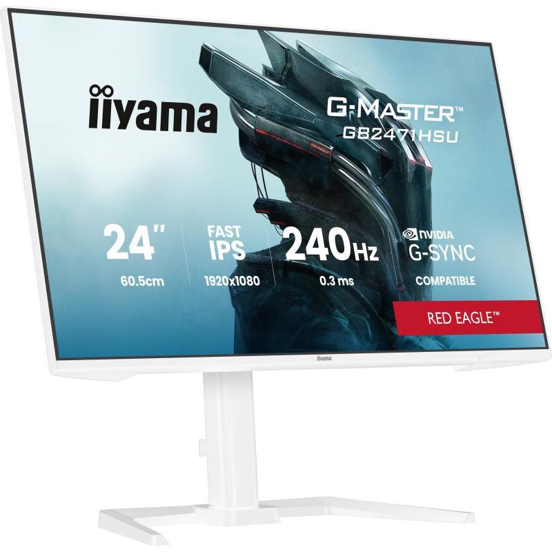 iiyama G-MASTER GB2471HSU-W1 écran plat de PC 60,5 cm (23.8") 1920 x 1080 pixels Full HD LED Blanc · Moniteur · Informat S... (image 9)