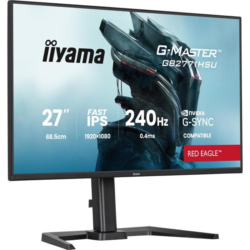 iiyama G-MASTER GB2771HSU-B1 écran plat de PC 68,6 cm (27") 1920 x 1080 pixels Full HD Noir · Moniteur · Informat Systems ... (image 4)