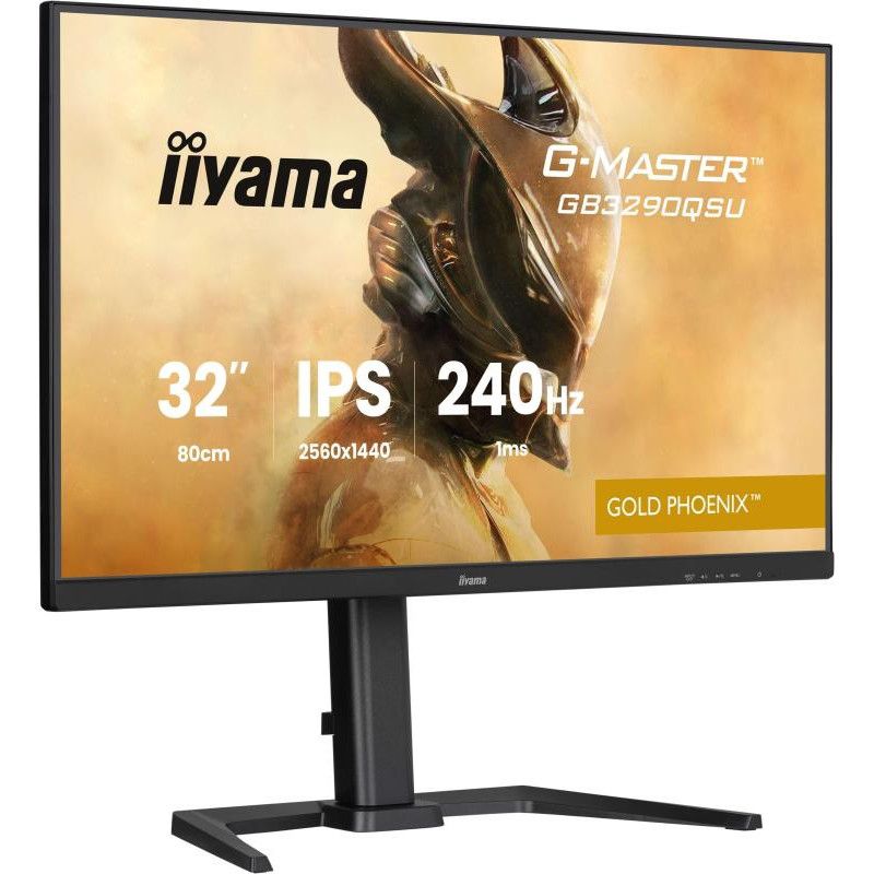 iiyama G-MASTER GB3290QSU-B1 écran plat de PC 80 cm (31.5") 2560 x 1440 pixels Quad HD LED Noir · Moniteur · Informat Syst...