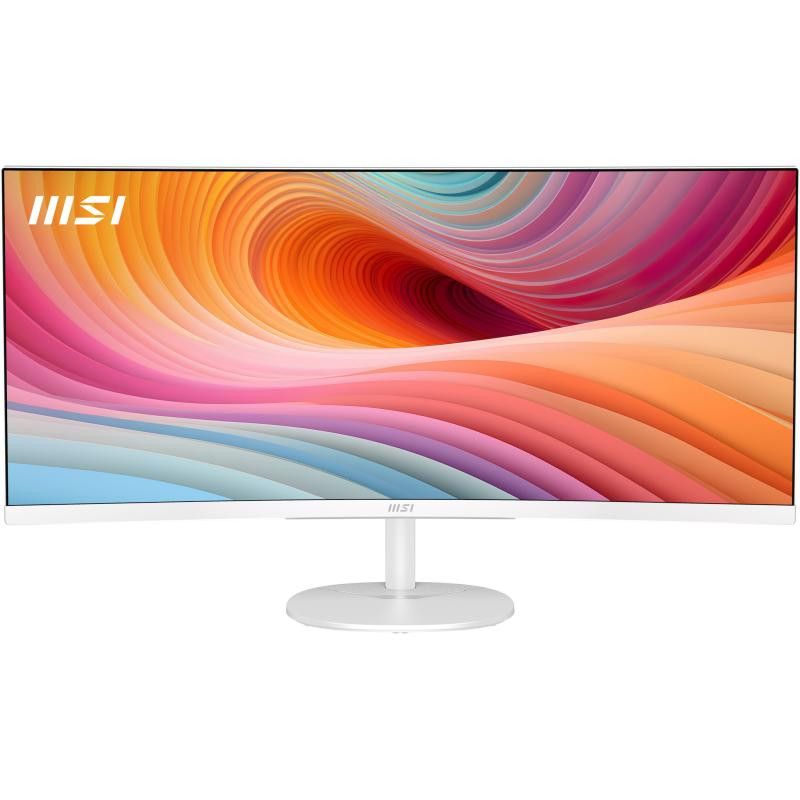 MSI Pro MP341CQW E12 écran plat de PC 86,4 cm (34") 3440 x 1440 pixels UltraWide Quad HD Blanc · Moniteur · Informat Syste... (image 2)