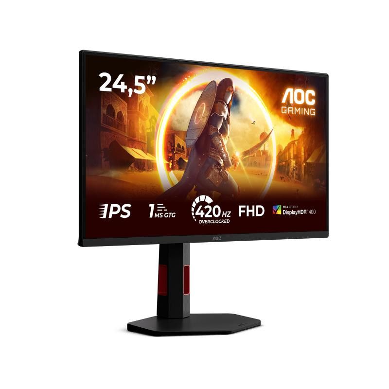AOC G4 25G4KUR écran plat de PC 62,2 cm (24.5") 1920 x 1080 pixels Full HD LED Noir, Rouge · Moniteur · Informat Systems S... (image 2)