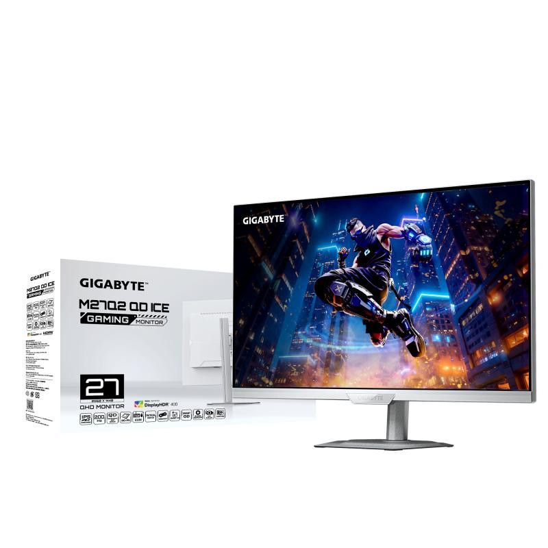GIGABYTE M27Q2 QD ICE Moniteur de Jeu 27 QHD - 2560 x 1440, 200Hz, 1ms, 350 cd/m², FreeSync Premium, Display HDR400, HDMI ... (image 6)