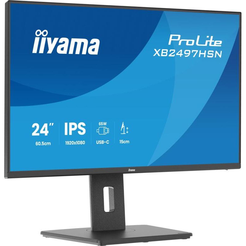 iiyama ProLite XB2497HSN-B1 écran plat de PC 60,5 cm (23.8") 1920 x 1080 pixels Full HD LED Noir · Moniteur · Informat Sys... (image 5)
