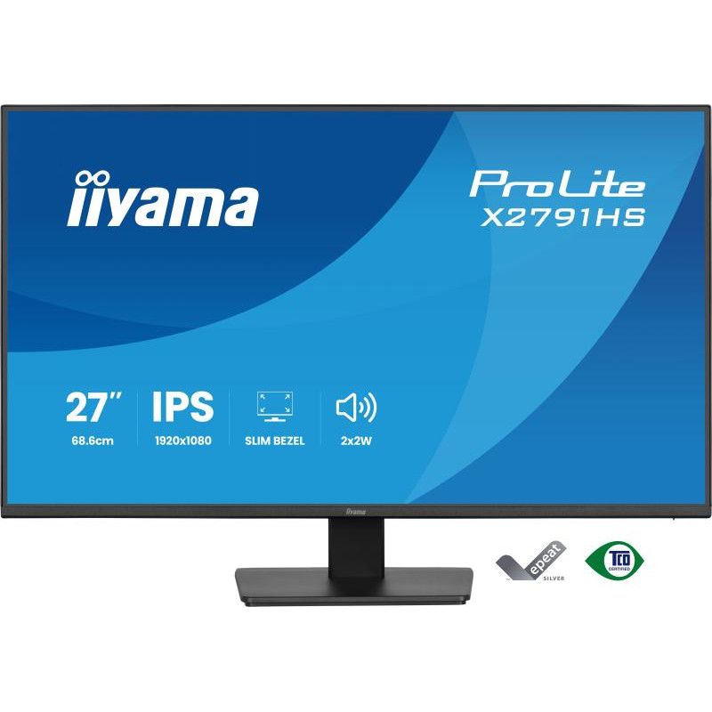 iiyama ProLite X2791HS-B1 écran plat de PC 68,6 cm (27") 1920 x 1080 pixels Full HD LED Noir · Moniteur · Informat Systems... (image 2)