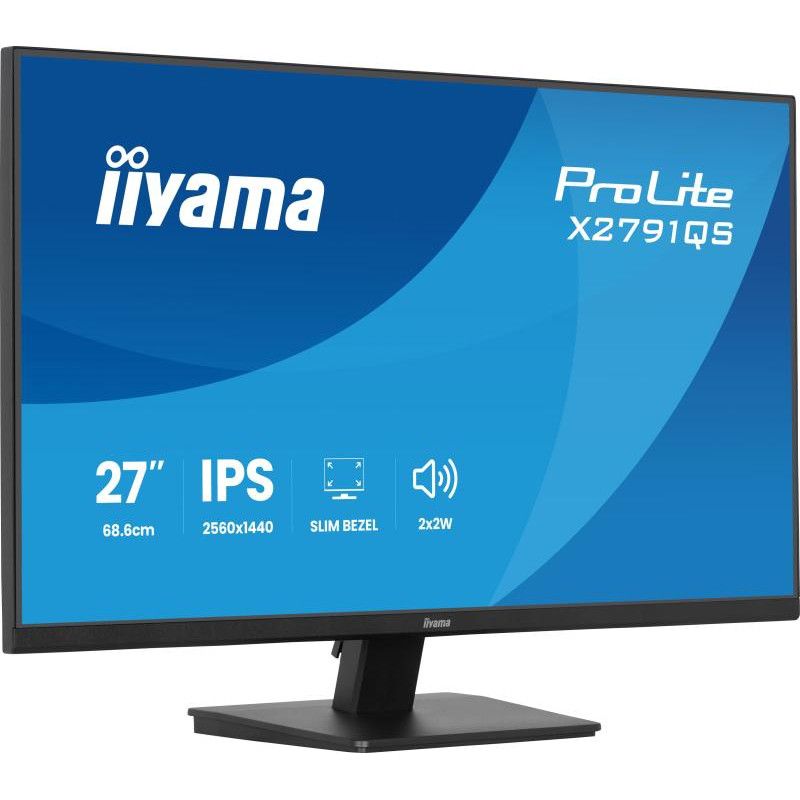 iiyama ProLite X2791QS-B1 écran plat de PC 68,6 cm (27") 2560 x 1440 pixels Quad HD LED Noir · Moniteur · Informat Systems... (image 4)