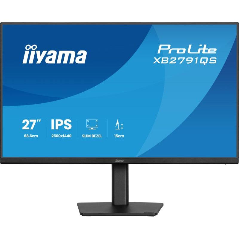 iiyama ProLite XB2791QS-B1 écran plat de PC 68,6 cm (27") 2560 x 1440 pixels Quad HD LED Noir · Moniteur · Informat System... (image 3)