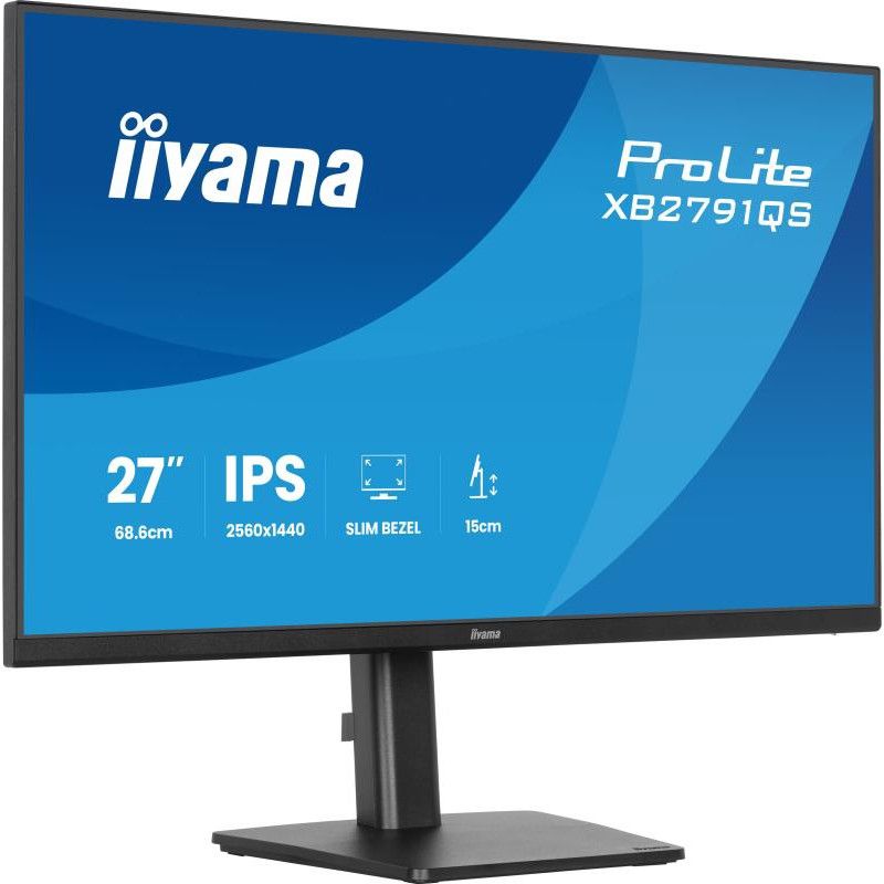 iiyama ProLite XB2791QS-B1 écran plat de PC 68,6 cm (27") 2560 x 1440 pixels Quad HD LED Noir · Moniteur · Informat System... (image 5)