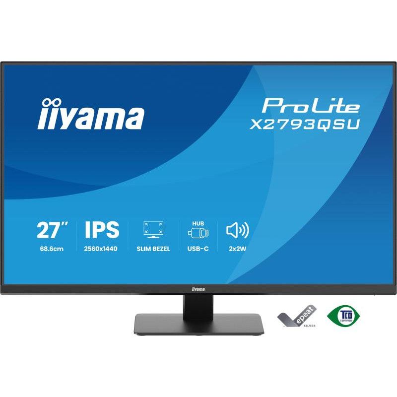 iiyama ProLite X2793QSU-B1 écran plat de PC 68,6 cm (27") 2560 x 1440 pixels Quad HD LED Noir · Moniteur · Informat System... (image 2)