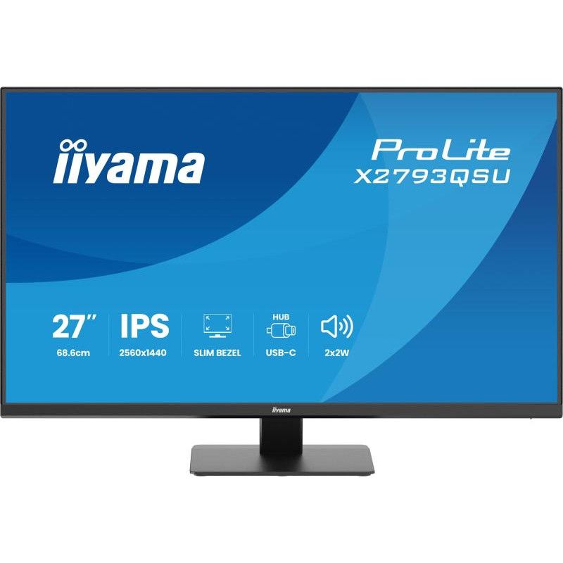 iiyama ProLite X2793QSU-B1 écran plat de PC 68,6 cm (27") 2560 x 1440 pixels Quad HD LED Noir · Moniteur · Informat System... (image 3)