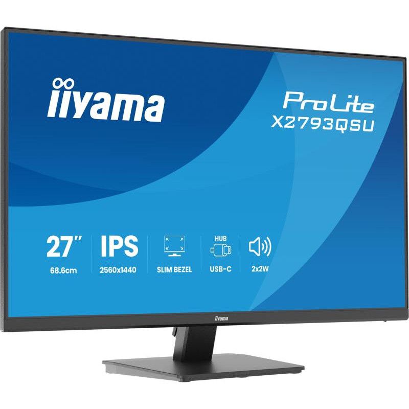 iiyama ProLite X2793QSU-B1 écran plat de PC 68,6 cm (27") 2560 x 1440 pixels Quad HD LED Noir · Moniteur · Informat System... (image 4)